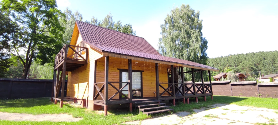 Cottage with balcony