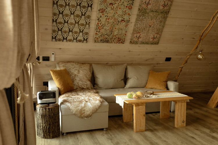 Фотография номера Коттеджа Частный дом Экосказка с видом на горы