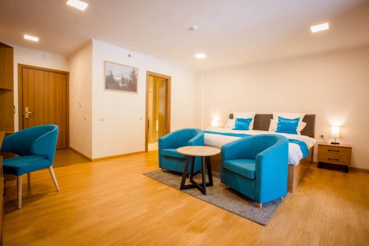 Deluxe Double room with balcony and with mountain view