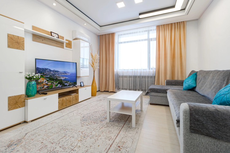 Фотография номера квартиры Апартаменты Современная Светлая в Одном из Престижных Жилых Комплексов Города