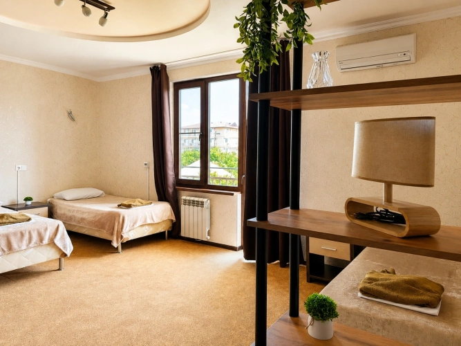 2 rooms Standard room with balcony and with view