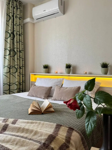 Фотография номера квартиры Апартаменты Квартрента НН с видом на Оку. Географический центр Н.Новгорода