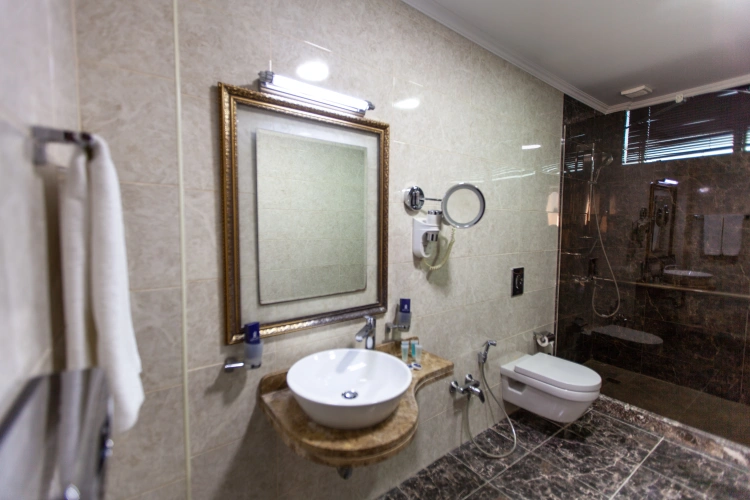 Twin room with city view