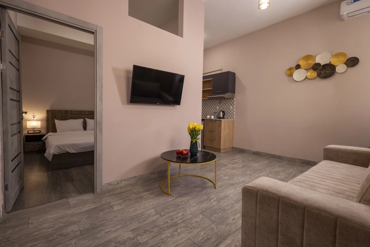 Double Apartment with balcony and with city view