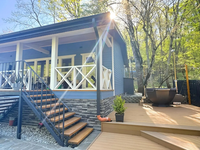 Фотография номера Коттеджа Частный дом с Чаном в лесу