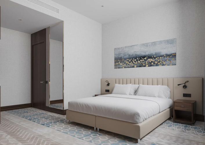 Deluxe room with balcony and with view