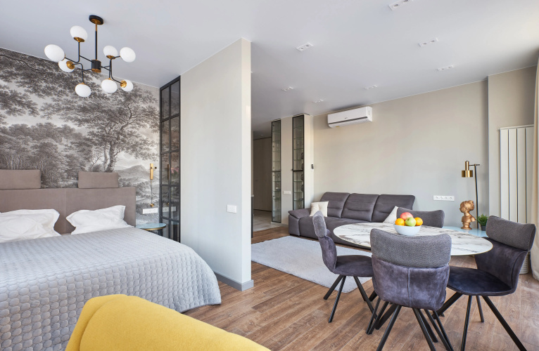 Studiya Rubens s Terrasoj i Samozaseleniem Apartments