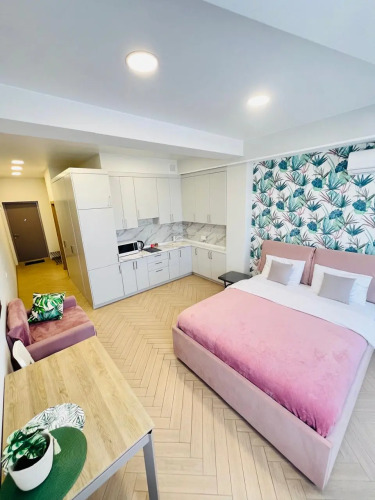 Фотография номера квартиры Апартаменты Уютная 3х Местная Студия с балконом