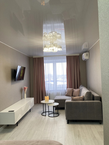 Фотография номера квартиры Апартаменты на Ижорского Батальона 17 с видом на город