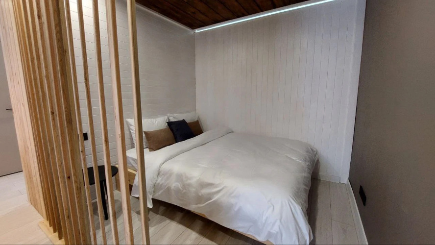 Фотография номера квартиры Квартира Крепкая башня | квартира до 4-х гостей в Шерегеше