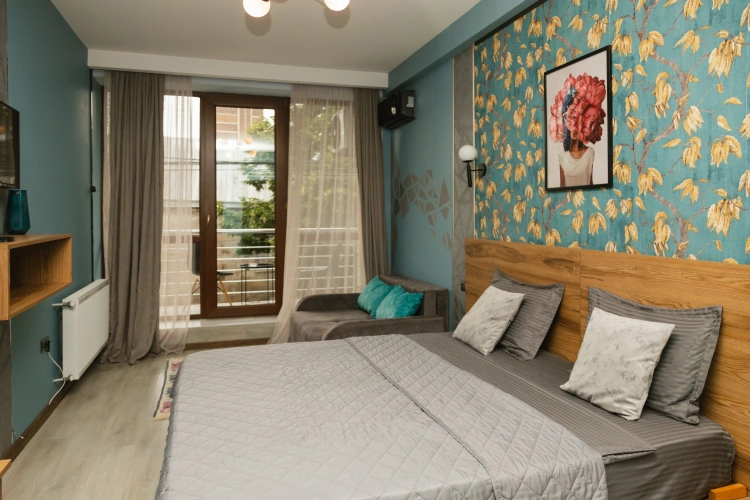 Standard Double room with balcony and with city view