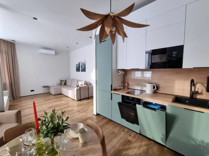 Фотография номера квартиры Квартира Вершина леса с парковочным местом в паркинге и личной ячейкой для хранения горнолыжного инвентаря