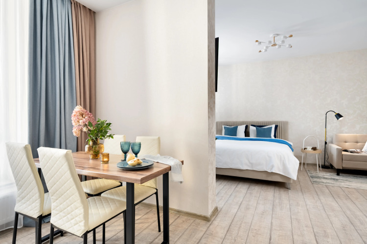 Фотография номера квартиры Квартира в центре с видом на город