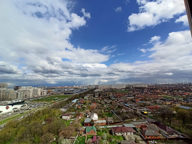 Фотография номера квартиры Квартира Уникальная с видом на город и витражными окнами