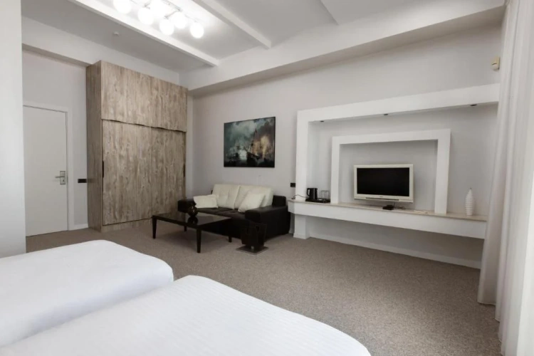 Deluxe Double room with balcony and with sea view