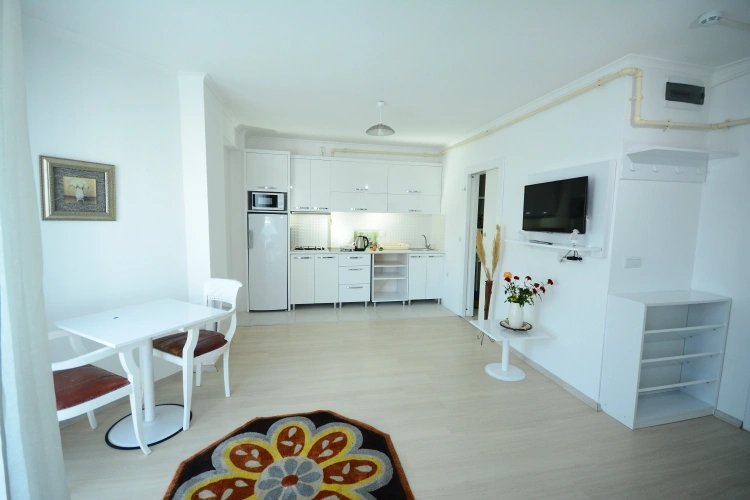 Apartment with balcony and with view