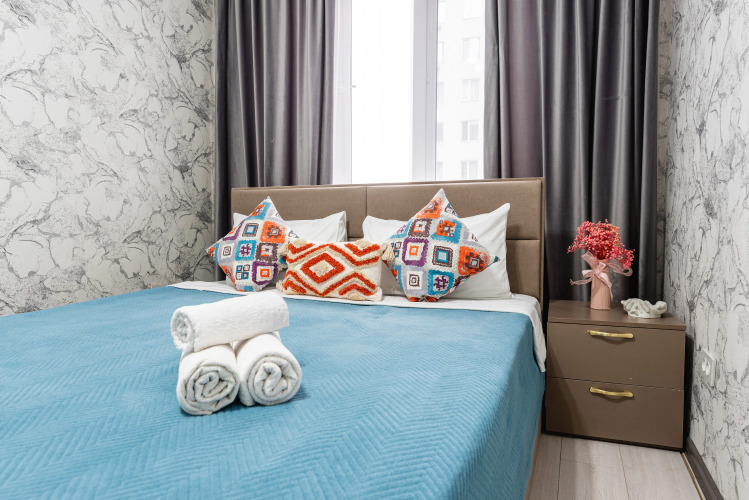 Фотография номера квартиры Апартаменты Светлая, уютная квартира в 10 мин от Мега парк (646)