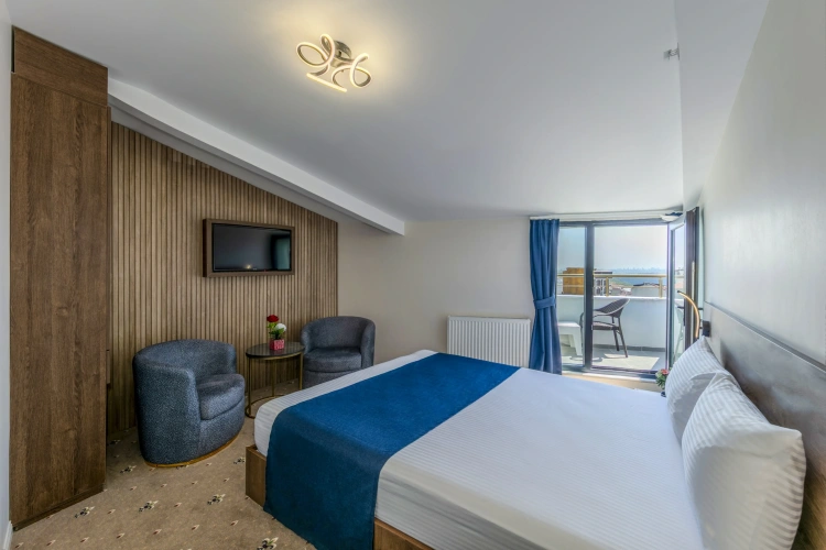 Deluxe Double room with balcony and with city view