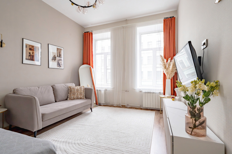 Фотография номера квартиры Квартира Your Apart на Большом пр для 4 Гостей