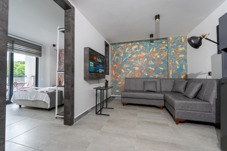 Suite with balcony and with view