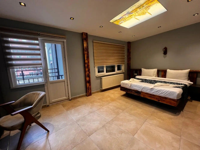 Standard Double room with balcony and with courtyard view