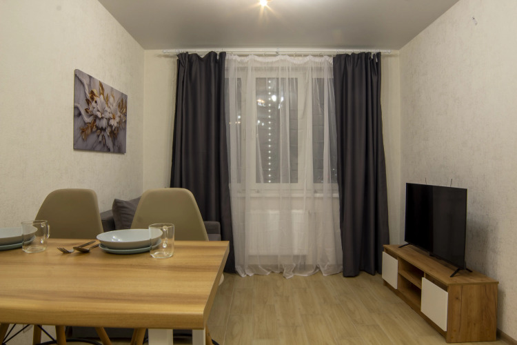 Фотография номера квартиры Апартаменты Уютные 1-комнатные на Новокузнечихинской 3