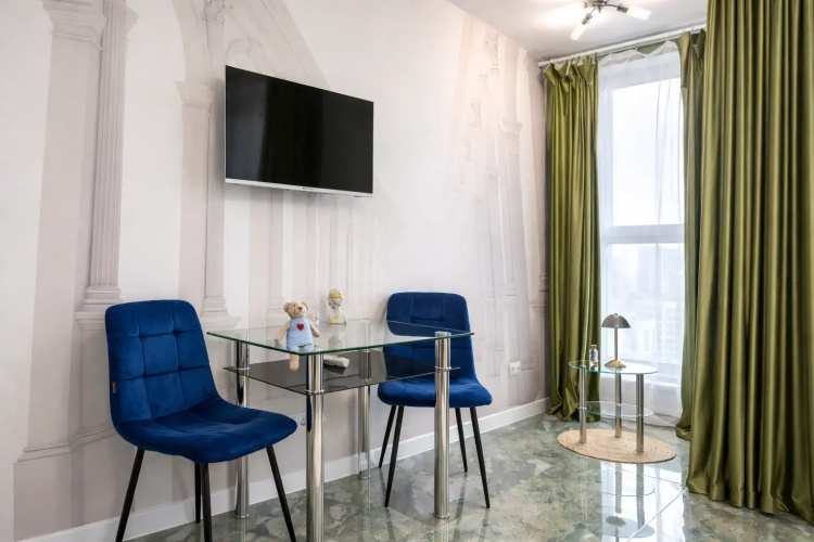 Mam Apart Dlya Dvoikh s Teploy Atmosferoy u Metro + Bonus Produktovaya Korzina ot 3-h Dney Flat