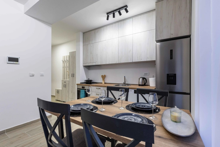 Family Apartment with balcony and with view