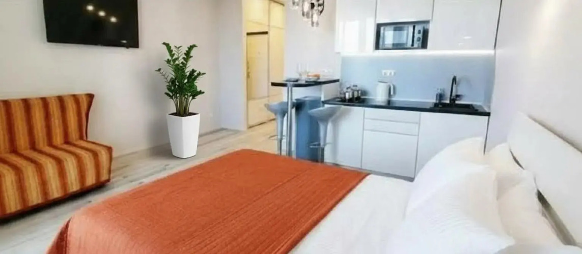 Фотография номера квартиры Квартира Прекрасная с Лаундж Зоной в Районе Броско Молл