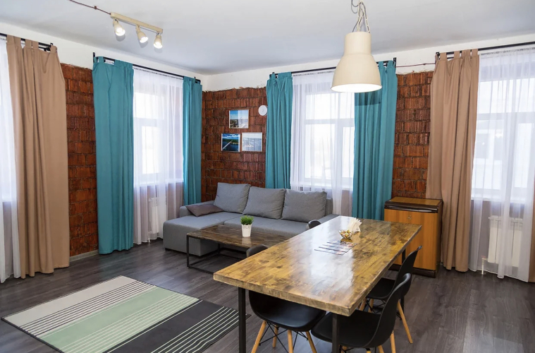 Фотография номера квартиры Апартаменты Вологодские Берега