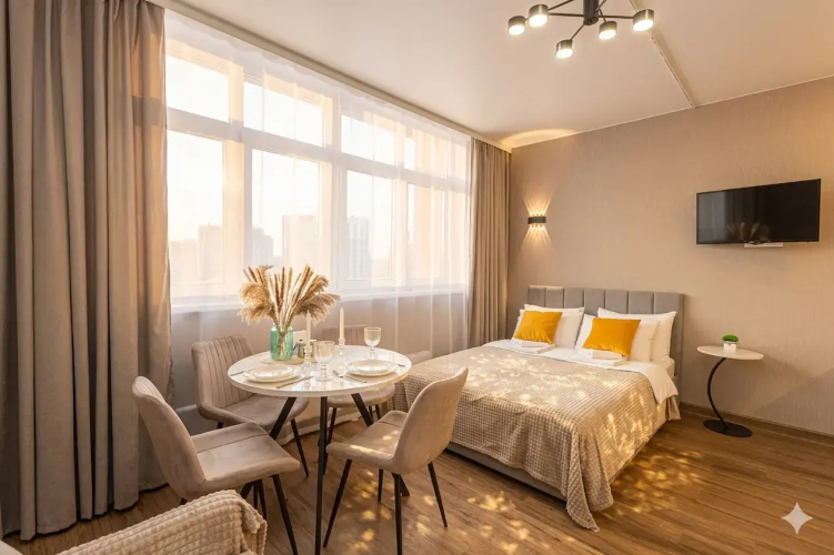 Фотография номера квартиры Апартаменты Сибирь House в Новом ЖК