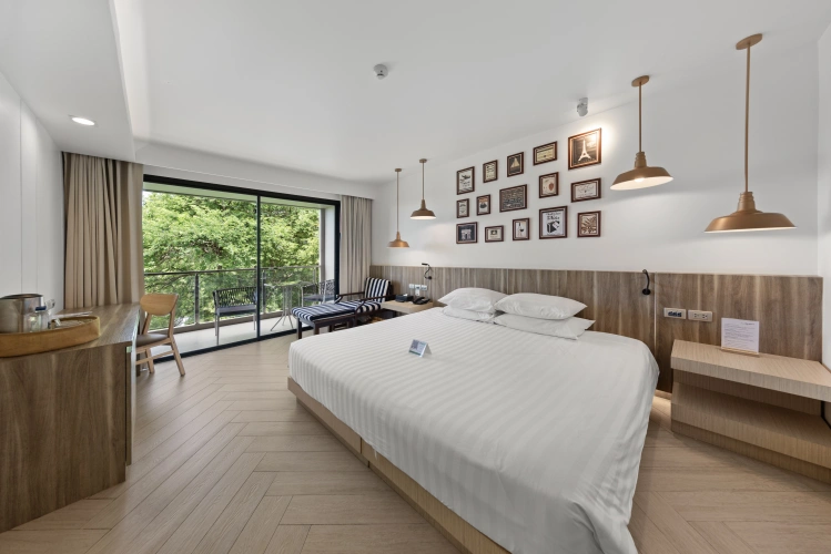 Superior Double room with balcony and with city view
