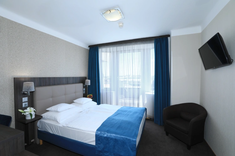 Superior Double room with balcony and with city view