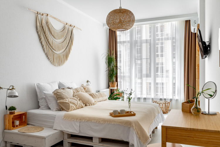 Фотография номера квартиры Апартаменты Дизайнерские Апартаменты в Стиле Бохо от Home Group apartments