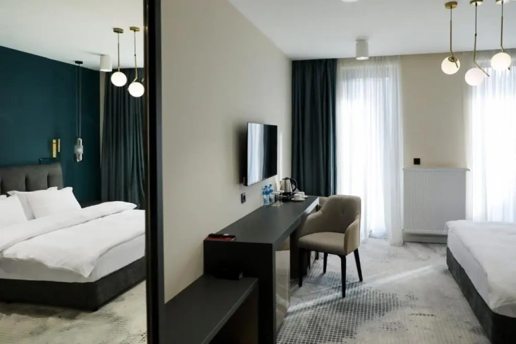 Standard room with balcony and with mountain view