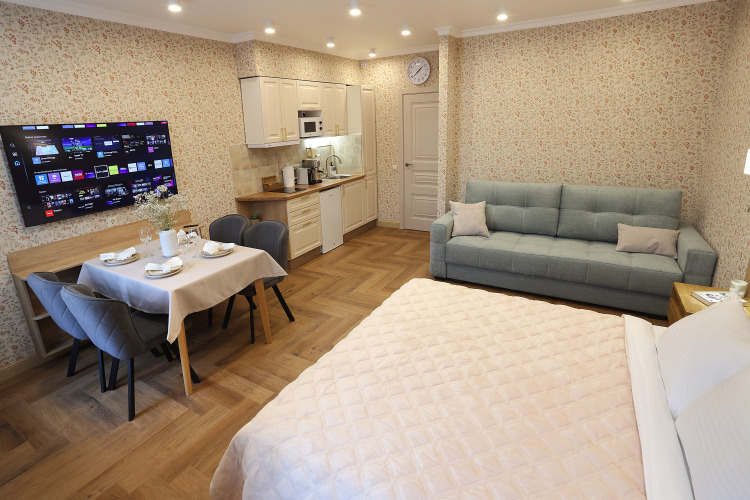 Фотография номера квартиры Апартаменты Робуста в квартире 12 на Рождественской