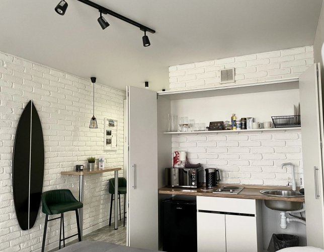 Квартира - студия сети "PanApartments" для комфортного отдыха