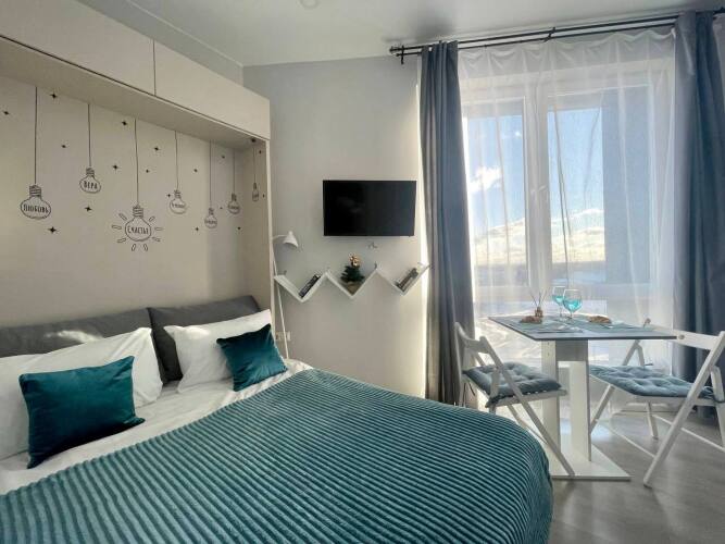 Фотография номера квартиры Апартаменты Happy People Рядом с Трассой М 4 и в Доме с Термы Видное 4