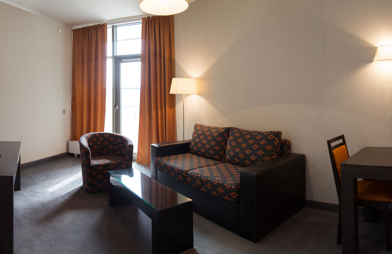 Фотография номера квартиры Апартаменты в Бизнес-Центре Золотой Затон