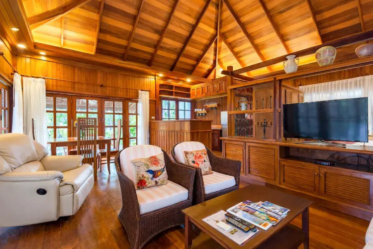 Wooden Double Cottage with balcony