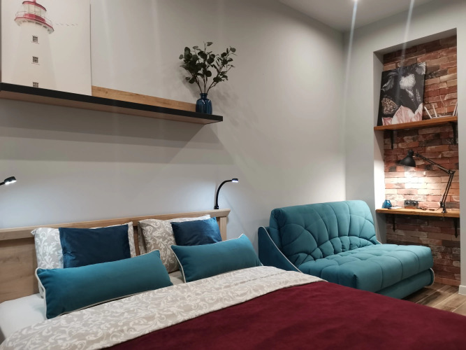 Фотография номера квартиры Апартаменты  в Центре Сочи с Террасой и Зоной Барбекю