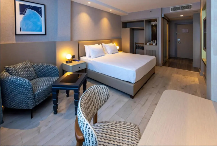 Standard Double room with partial sea view