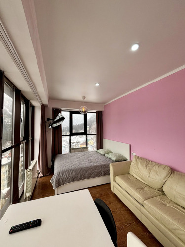 Фотография номера квартиры Апартаменты Студия с панорамным видом на горы