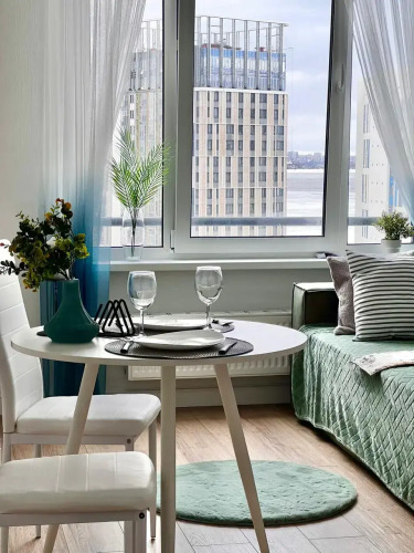 Фотография номера квартиры Апартаменты Морской Фасад на проспекте Крузенштерна 4