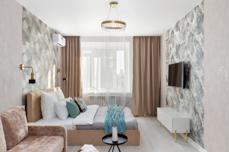 Фотография номера квартиры Апартаменты Vizit возле Аквапарка Ривьера