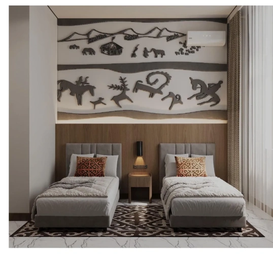 Standard Twin room with view