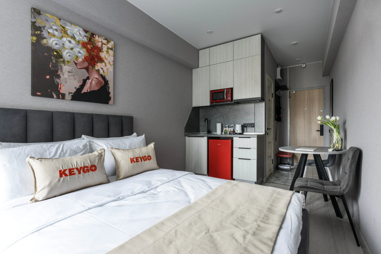 Фотография номера квартиры Апартаменты KeyGo 1029 рядом с метро Электрозаводская