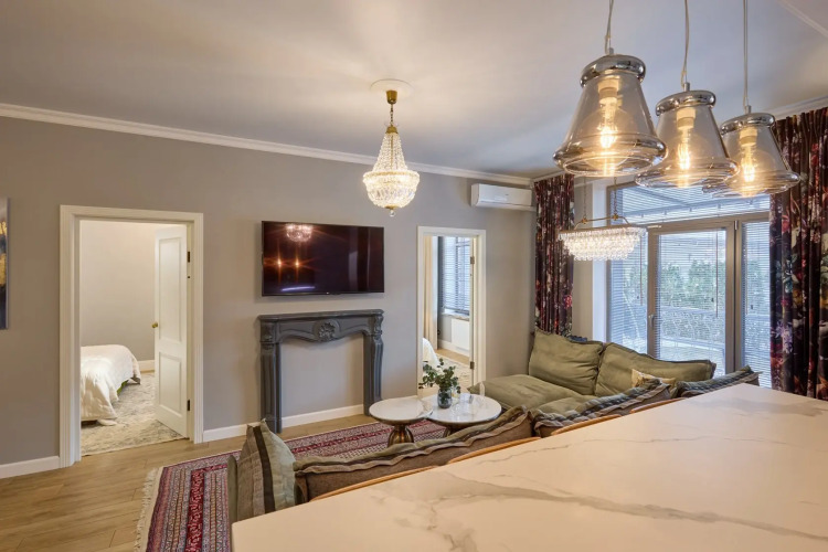 Фотография номера квартиры Апартаменты Дизайнерские Трехкомнатные  ЕвроУют в Стиле пост-модерн