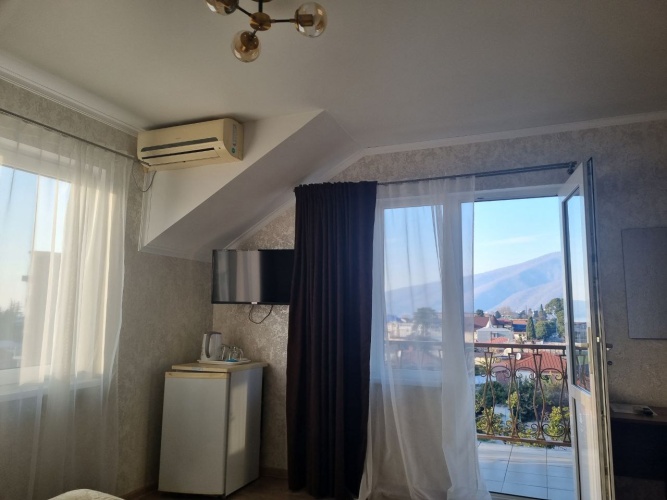 Standard Double room with balcony and with view