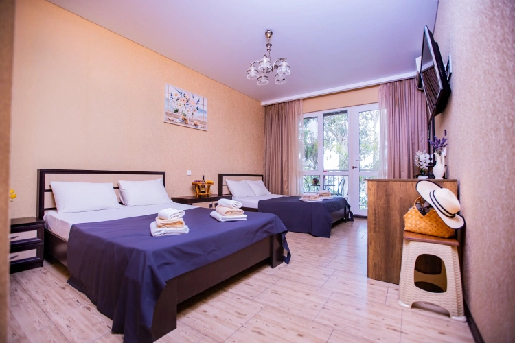Standard Quadruple room with balcony